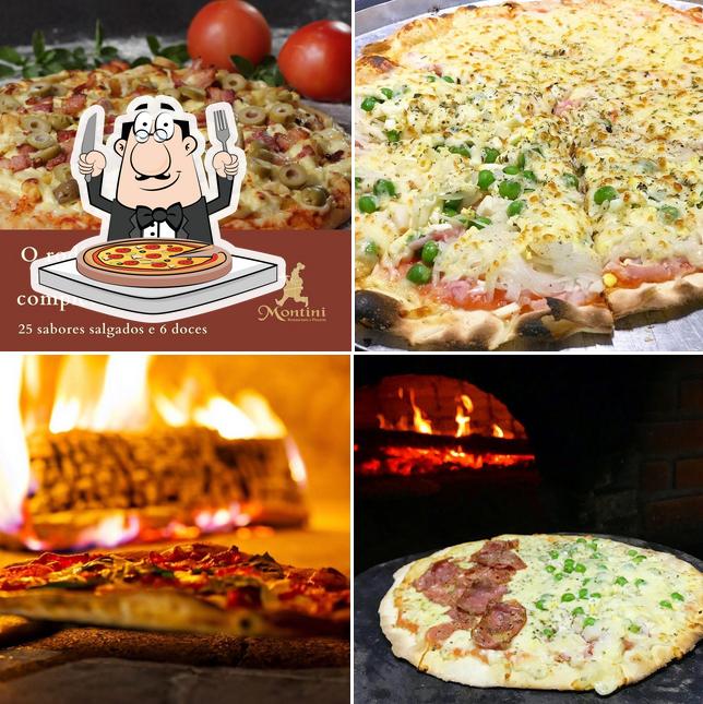 Order pizza at Montini Restaurante e Pizzaria