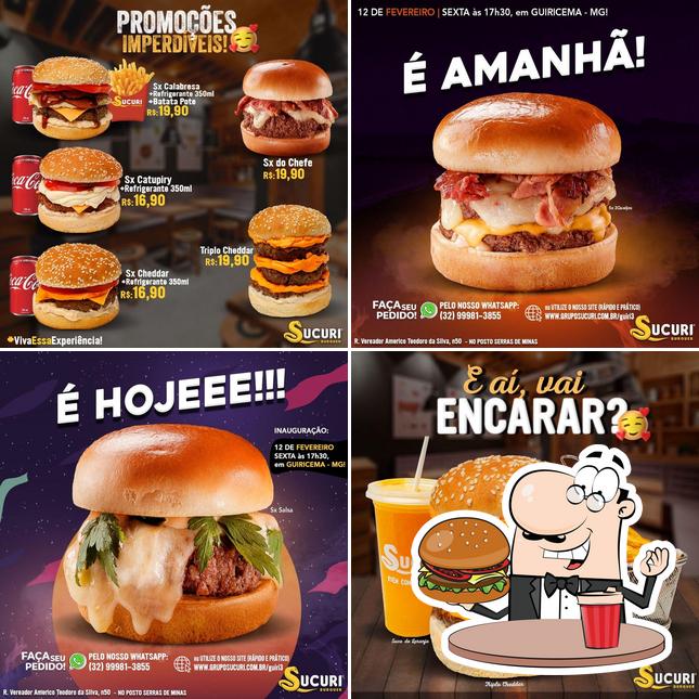 Delicie-se com um hambúrguer no Sucuri Burguer - Ubá