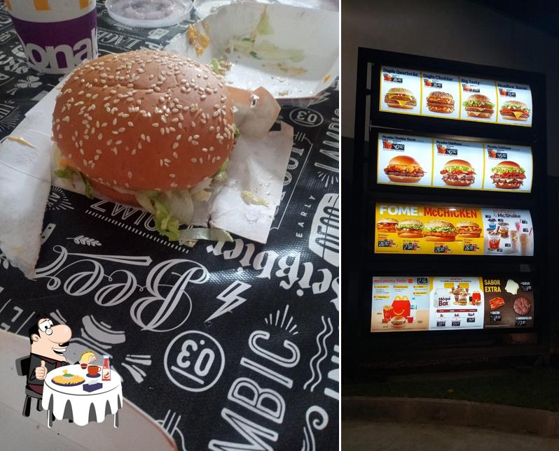 Experimente um hambúrguer no McDonald's