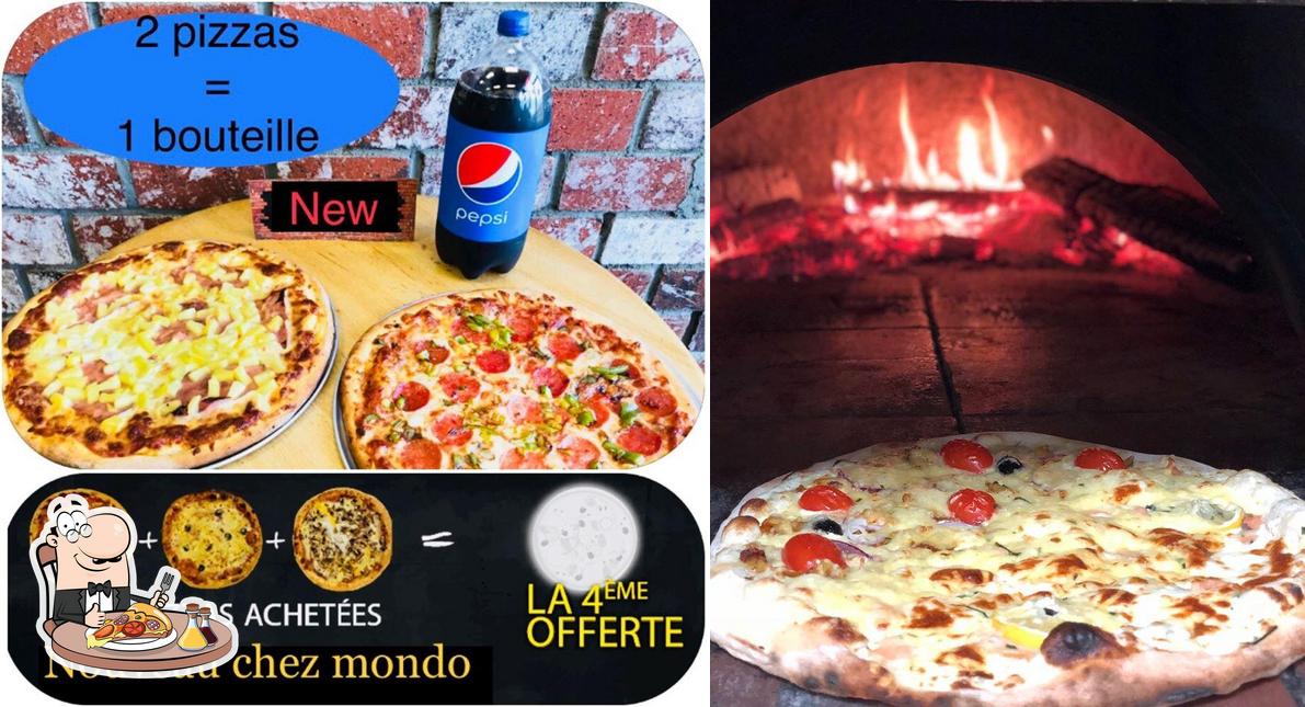 A Mondo Pizza, vous pouvez essayer des pizzas