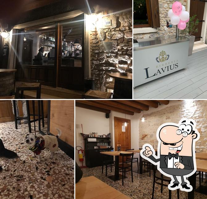 Gli interni di Lavius Birreria - Pub - Pizzeria - Ristorante -