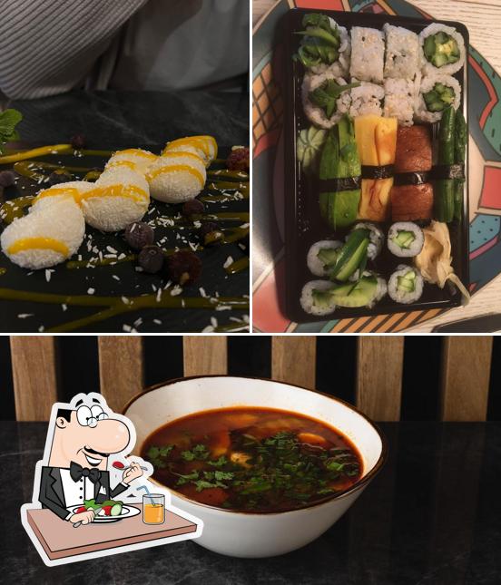 Platos en Toshi Sushi & Asia Küche