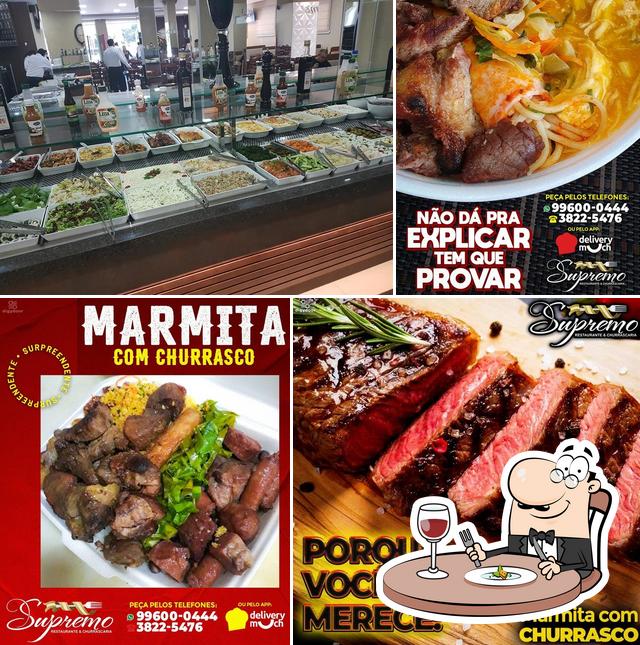 Comida em Supremo Restaurante & Churrascaria