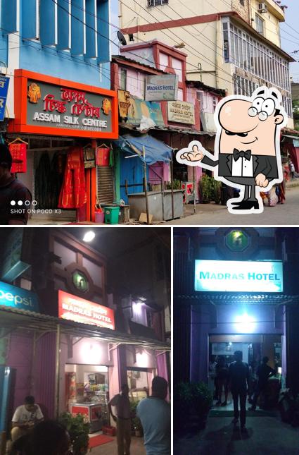 The photo of Madras Hotel’s interior and exterior
