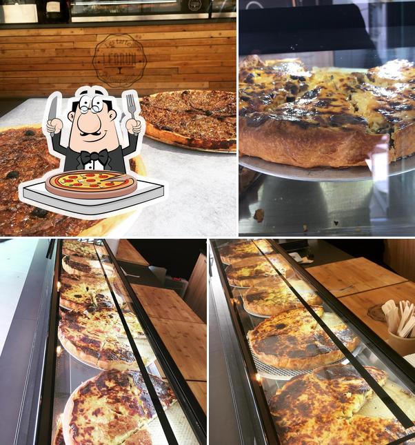 Get pizza at Les Tartes et Burgers LEBRUN