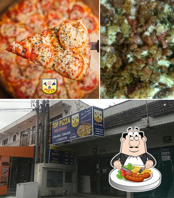 A Top Pizza se destaca pelo comida e exterior