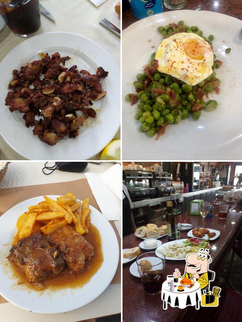 Comida en Restaurante Faro de Luarca