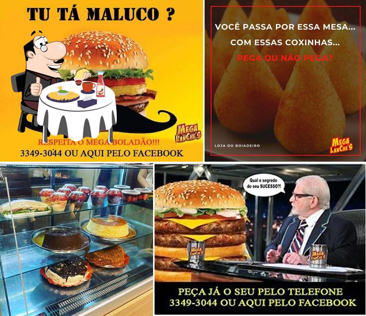 Hambúrguer em Mega Lanches