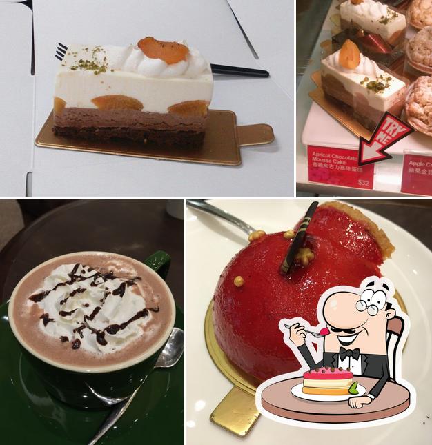 Pacific Coffee (East Point City) serves a variety of sweet dishes