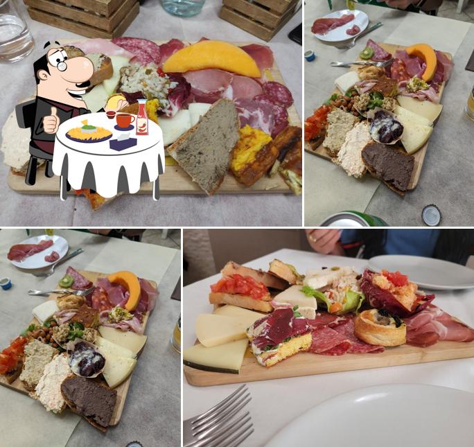 Piatto di formaggi al Trattoria Italia 61