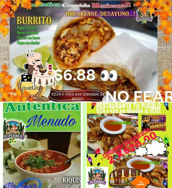 Meals at Restaurante Tu Pueblo