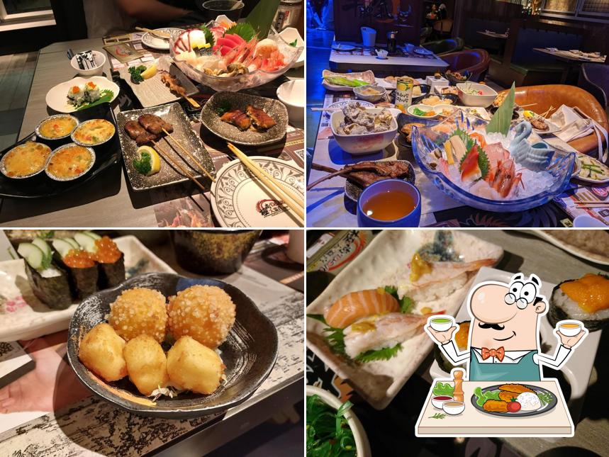 Еда в "Deluxe Daieiki Japanese Restaurant"