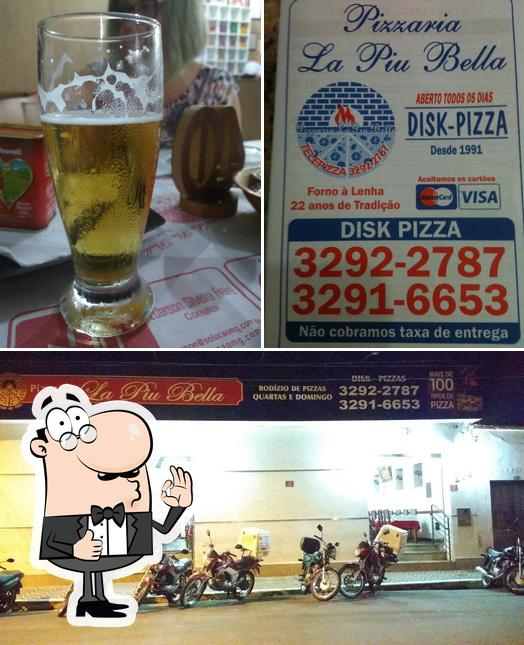 Here's a picture of Pizzaria La Piu Bella