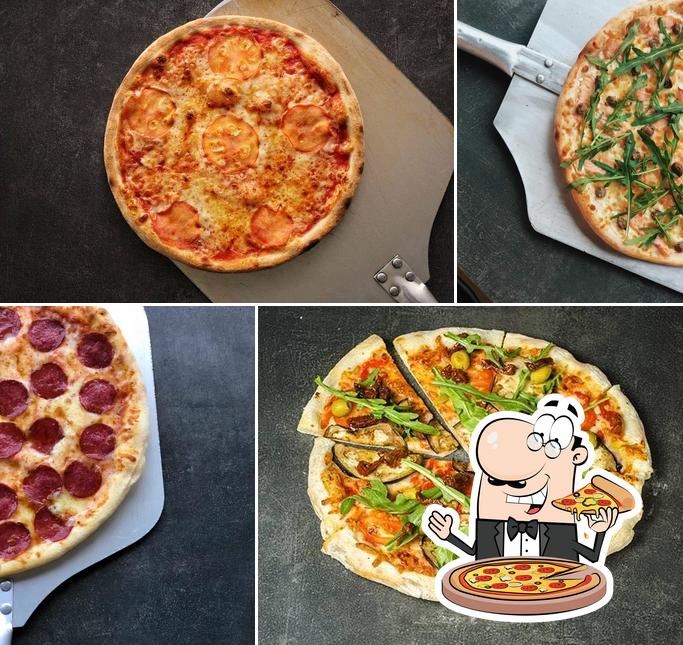 Try out pizza at Rocket Pizza