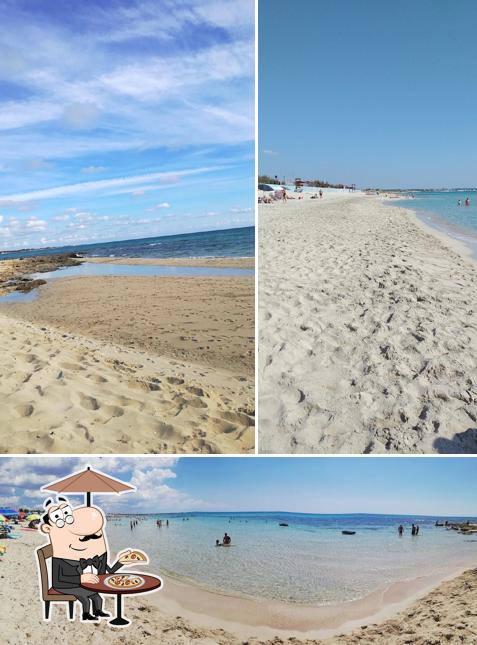 Gli esterni di Lido Torretta chiosco bar sulla spiaggia