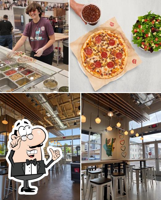 MOD Pizza is distinguished by interior and food