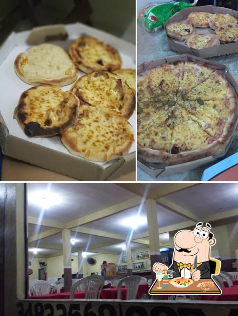 Comida em Rei da Pizza