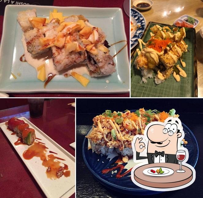 Еда в "AkaSaka Sushi"