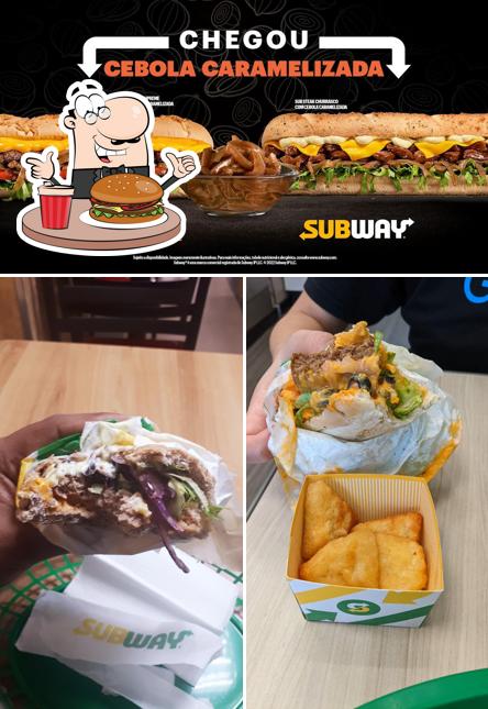 Consiga um hambúrguer no Subway