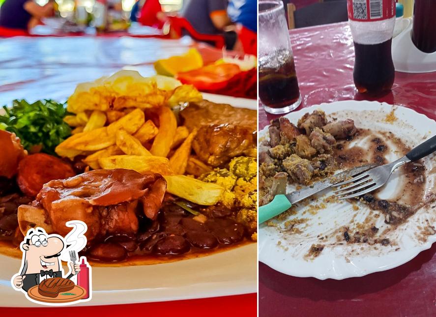 Peça pratos de carne no Xodó Restaurante e Lanchonete