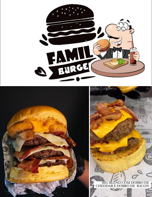 Hambúrguer em Family Burger