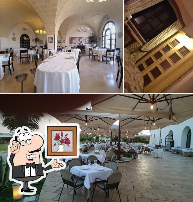 Gli interni di Al Faro Hotel Ristorante Masseria Saraceno