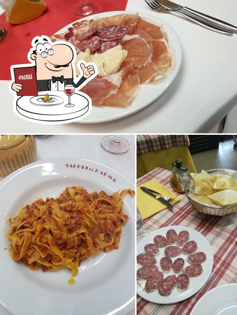Nourriture à Trattoria Sapori di Parma