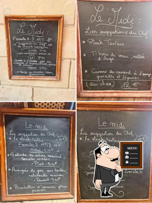 La Mangeoire Poitiers présente un tableau affichant le menu