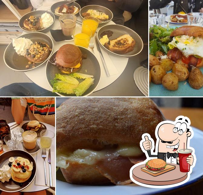 Essayez un hamburger à Café La Fiancée | Brunch Marseille