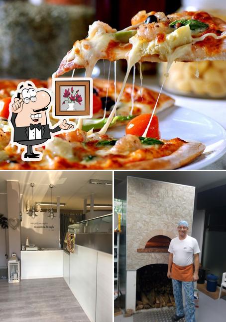 La photo de la intérieur et nourriture concernant Crazy La Pazza Pizza