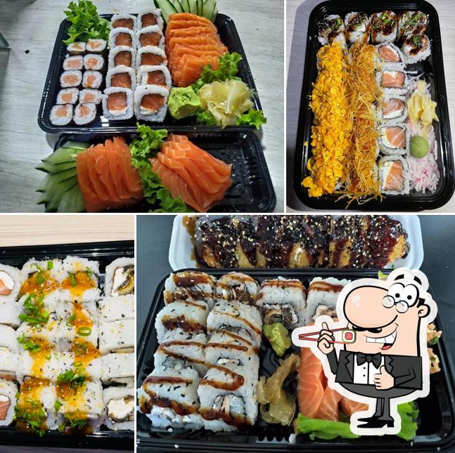 Peça diversas opções de sushi