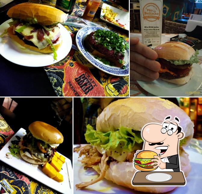 Peça um hambúrguer no Silzeu's Boteco, Futebol e Gastronomia