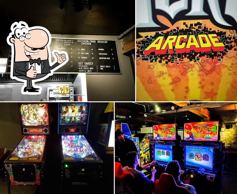 Look at this photo of Barcadia Video Arcade