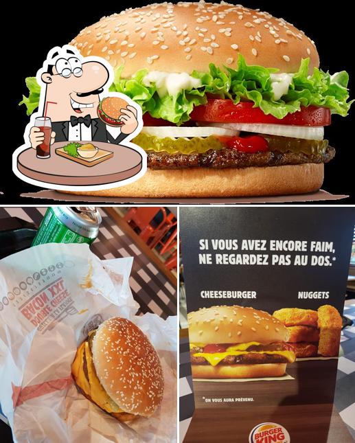 Commandez un hamburger à Burger King