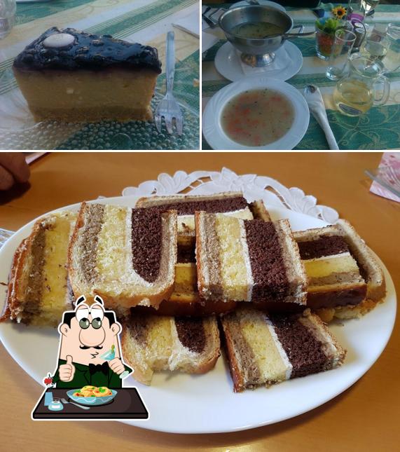Cheesecake e zuppa di vongole al Gostilna "KARLA"