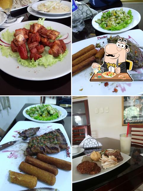 Еда в "Nader Delicias Árabes"