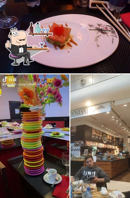 Tra le varie cose da Sen Sushi si possono trovare la interni e cibo