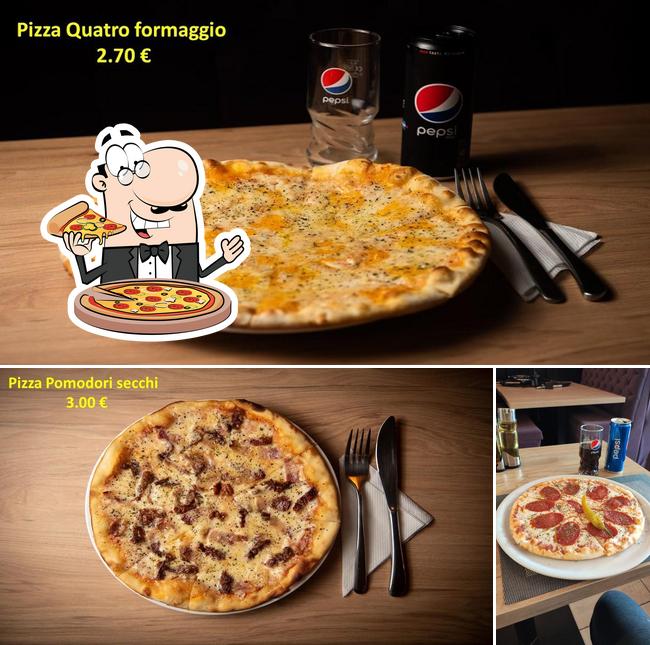 Try out pizza at Tasty fast food