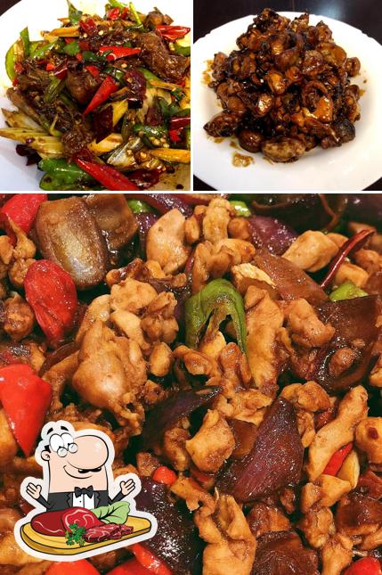 Pick meat dishes at New China Garden