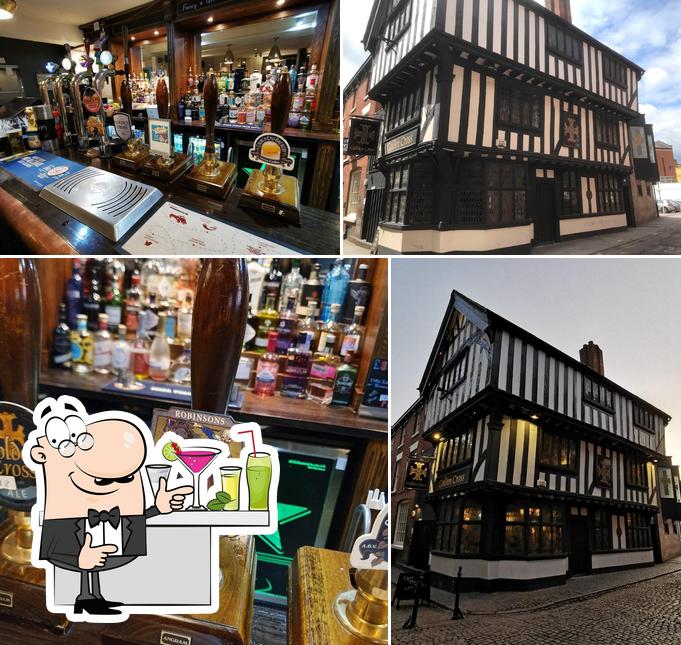 Take a look at the image showing bar counter and exterior at Coventry Cross, Public House