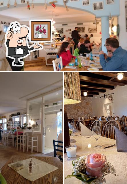 Die Inneneinrichtung von Griechisches Restaurant Lichtblick