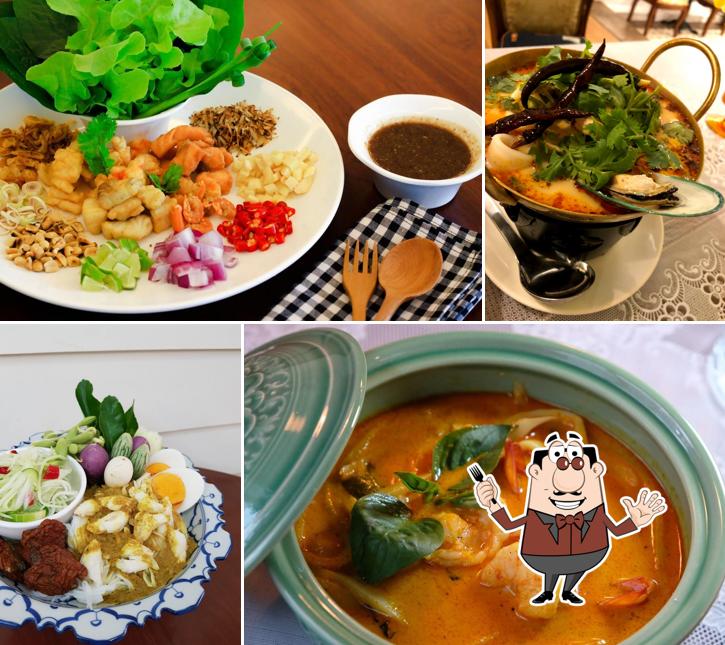 Platos en Yung Siam Thai Cuisine