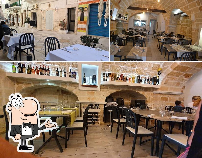 Gli interni di Ristorante Le Muse E Il Mare Polignano a Mare