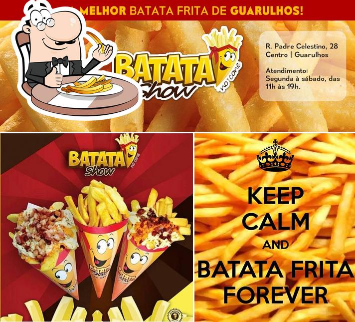 Experimente cbatatas fritas francesas no Mais Batata Guarulhos