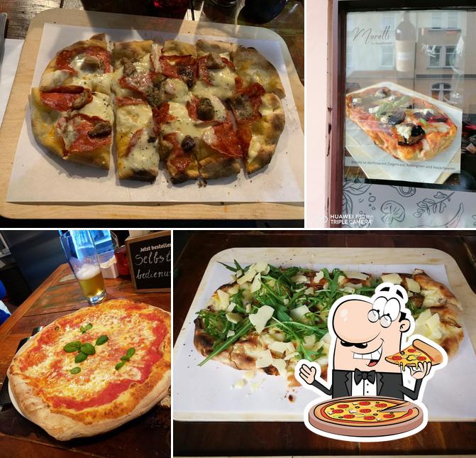Bei Morelli La PinsaPizzeria könnt ihr Pizza kosten 
