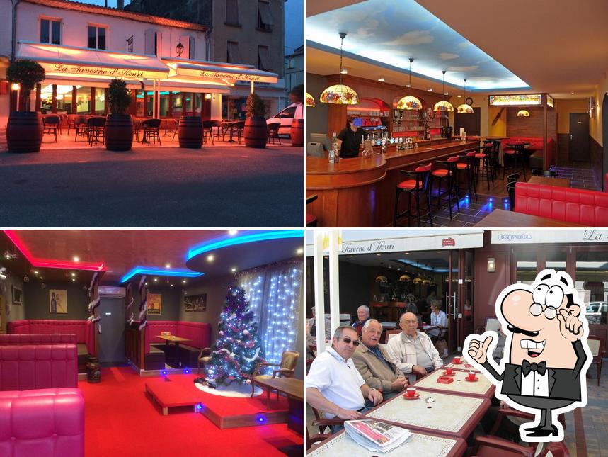 Check out how La Taverne D'Henri looks inside