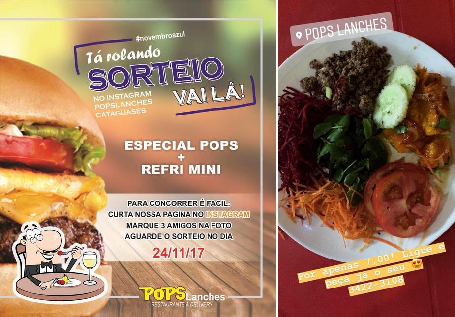 Comida em Lanchonete Pops