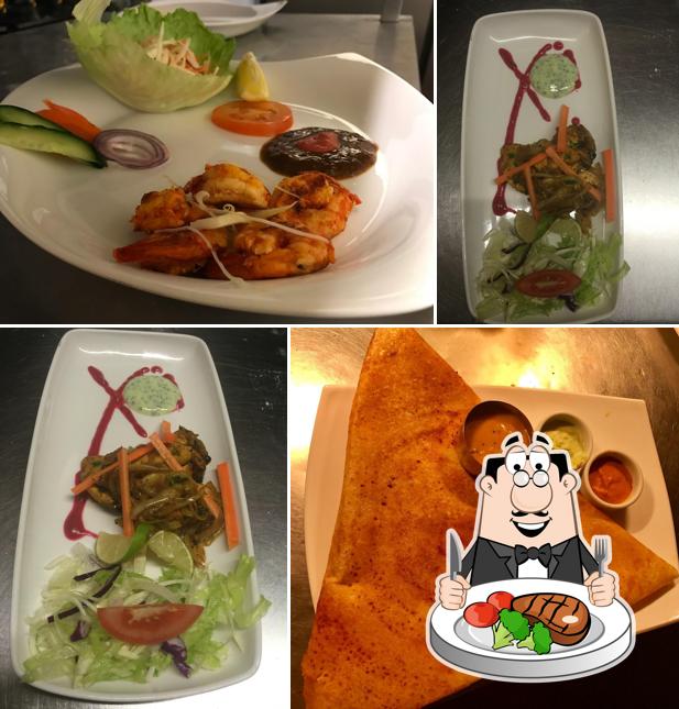 Order meat meals at New Nila Indian Restaurant