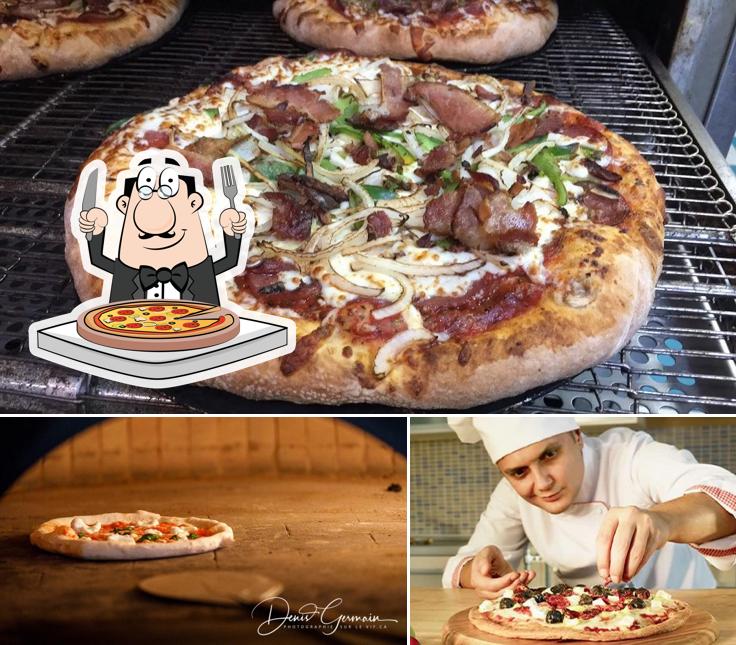 A Pizzeria Pépé Super Choix, vous pouvez essayer des pizzas