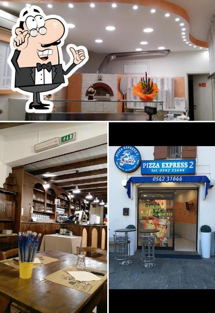 L'intérieur de Pizza Express